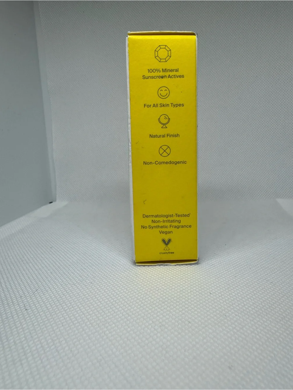 Supergoop! White Tube Sunscreen with Bright Yellow Cap